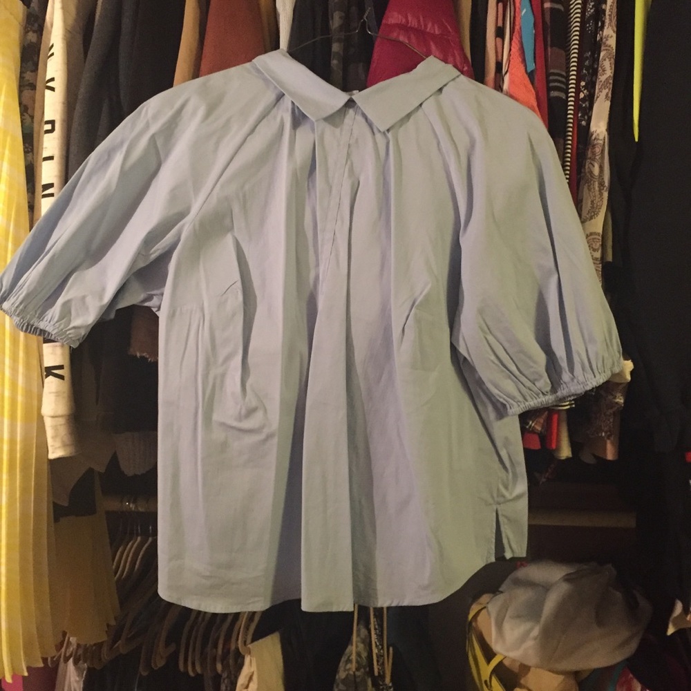 Baby blue top